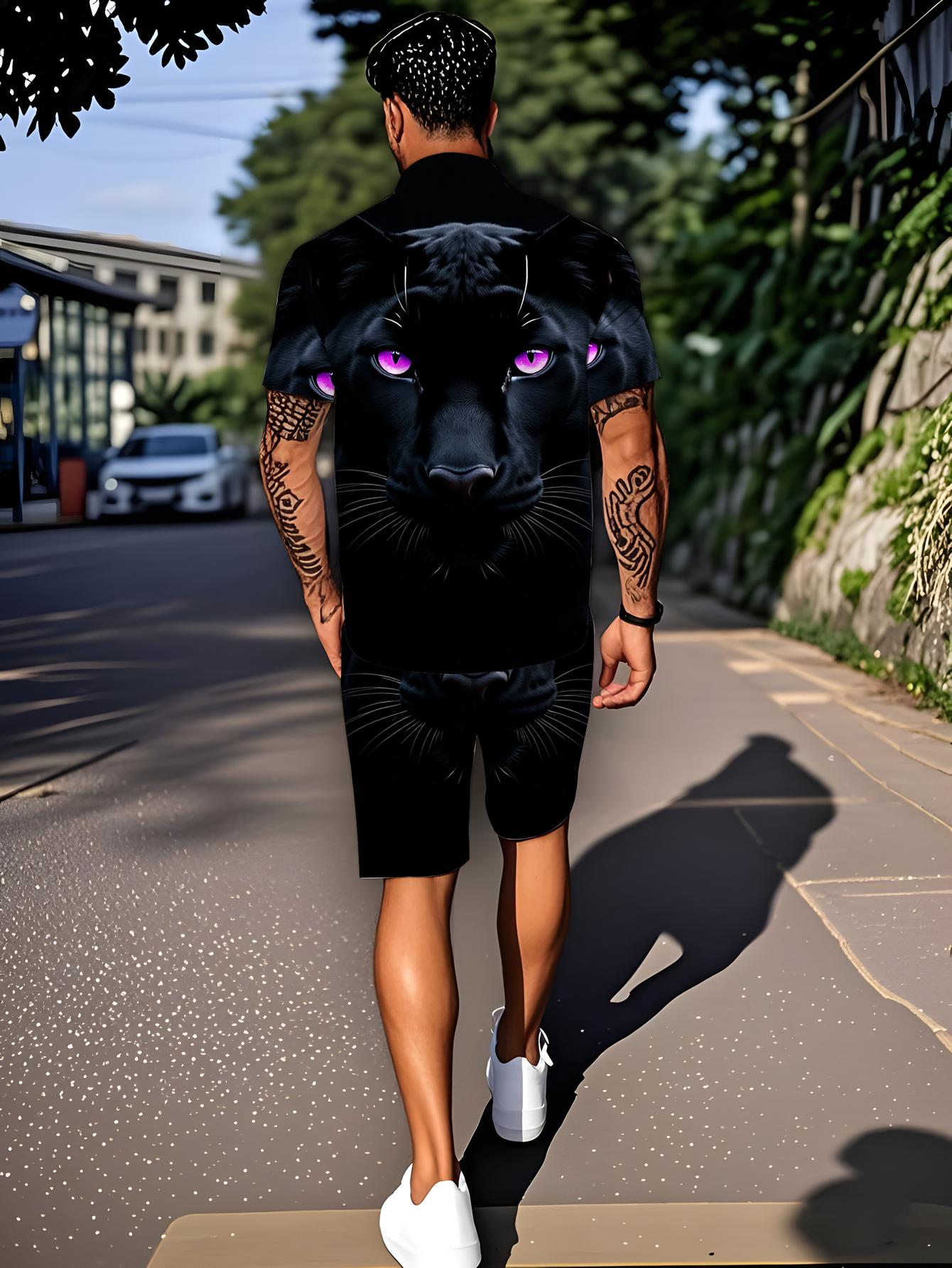 Męskie zestawy koszulowe Wiosn – Summer Clothing Drip recenzja i cena