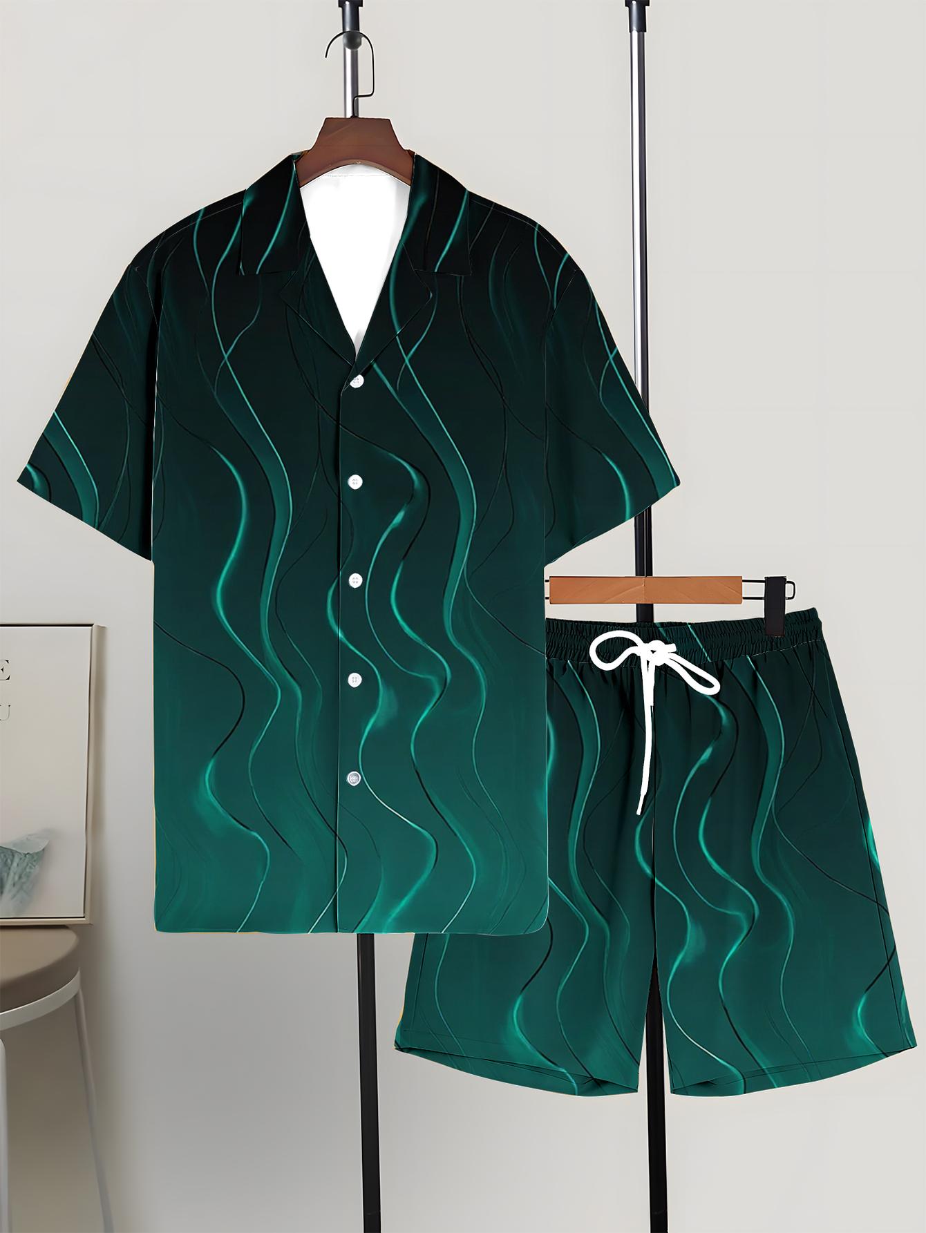Męskie zestawy koszulowe Wiosn – Summer Clothing Drip recenzja i cena